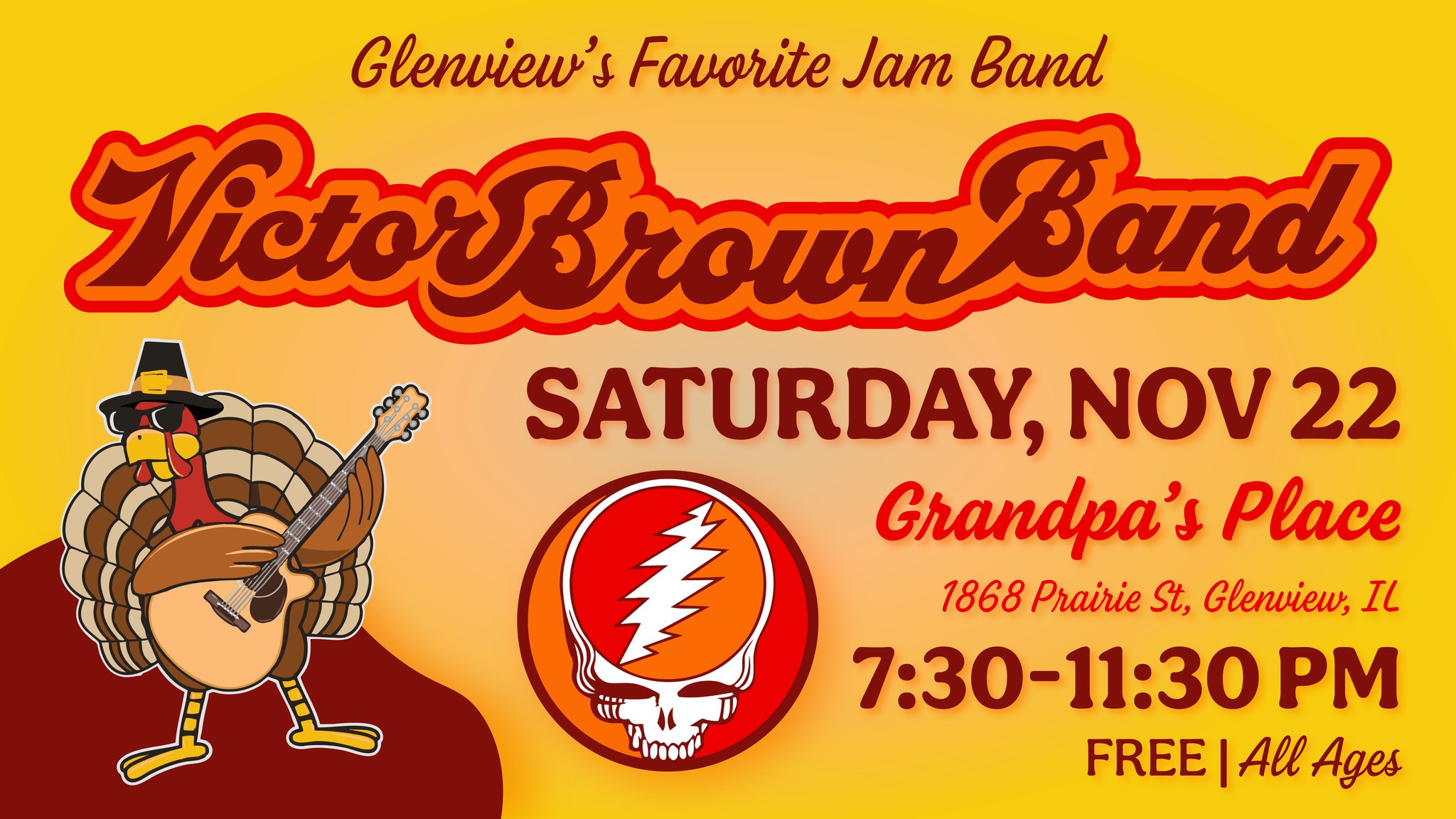 Victor Brown Band Dec 22 at Grandpa's