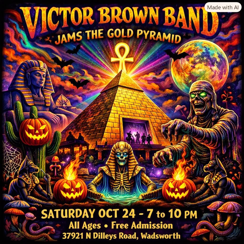 Victor Brown Band live at Gold Pyramid House